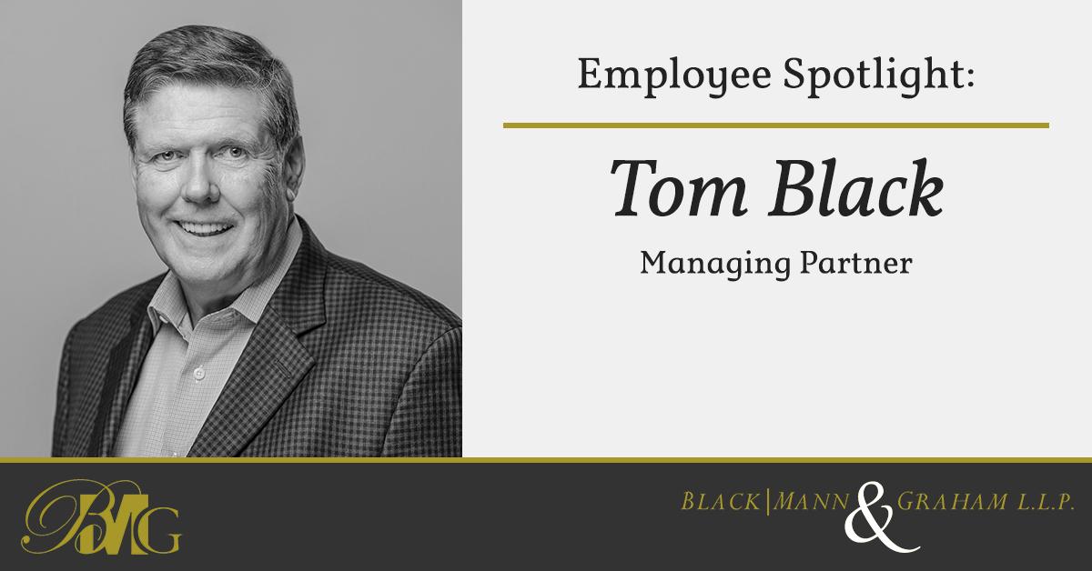 Employee Spotlight:  Tom Black (social 11/20)
